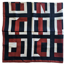 HERMES LETTRES AU CARRE 90 SILK SCARF