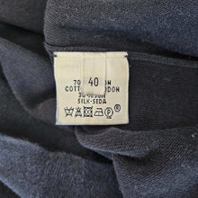 HERMES BLACK CAP SLEEVES SILK BLEND KNIT TEE (40)