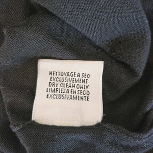 HERMES BLACK CAP SLEEVES SILK BLEND KNIT TEE (40)