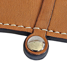 HERMES GOLD/ORANGE LEATHER PADDOCK BOOT CHARM