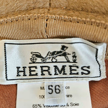 HERMES BEIGE HARPER H SELLIER CASHMERE BUCKET HAT (56)