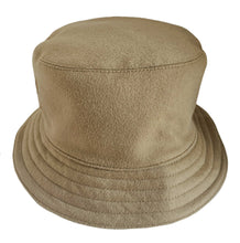 HERMES BEIGE HARPER H SELLIER CASHMERE BUCKET HAT (56)