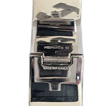 HERMES BLACK CLIC CLAC H WIDE PM ENAMEL BRACELET