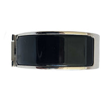 HERMES BLACK CLIC CLAC H WIDE PM ENAMEL BRACELET