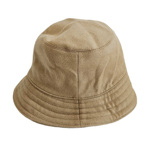 HERMES BEIGE HARPER H SELLIER CASHMERE BUCKET HAT (56)