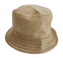 HERMES BEIGE HARPER H SELLIER CASHMERE BUCKET HAT (56)