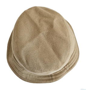 HERMES BEIGE HARPER H SELLIER CASHMERE BUCKET HAT (56)