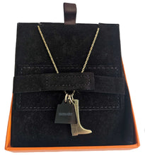 HERMES AMULETTE MAROQUINIER PENDANT NECKLACE