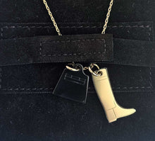 HERMES AMULETTE MAROQUINIER PENDANT NECKLACE