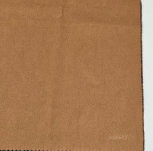 HERMES CAMEL/MARINE RECTO VERSO CASHMERE SCARF