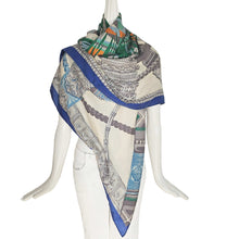 HERMES CEINTURES ET LIENS CASHMERE/SILK SHAWL 140