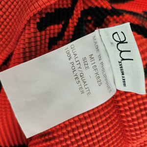 ISSEY MIYAKE ME RED ANIMAL PRINT TOP (One Size)