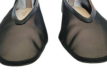 LE MONDE BERYL LUNA LEATHER TRIMMED MESH BALLET FLATS (38)