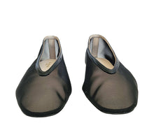 LE MONDE BERYL LUNA LEATHER TRIMMED MESH BALLET FLATS (38)