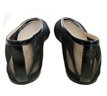 LE MONDE BERYL LUNA LEATHER TRIMMED MESH BALLET FLATS (38)
