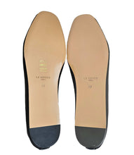 LE MONDE BERYL LUNA LEATHER TRIMMED MESH BALLET FLATS (38)