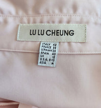 LU LU CHEUNG PINK RUFFLE FRONT SHIRT DRESS (42)