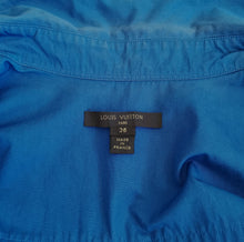 LOUIS VUITTON BLUE SHORT SLEEVES COTTON SHIRT (36)