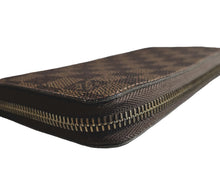LOUIS VUITTON DAMIER EBENE ZIPPY WALLET