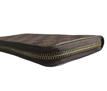 LOUIS VUITTON DAMIER EBENE ZIPPY WALLET