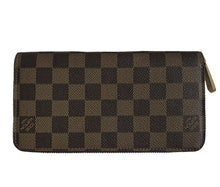 LOUIS VUITTON DAMIER EBENE ZIPPY WALLET