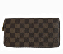LOUIS VUITTON DAMIER EBENE ZIPPY WALLET