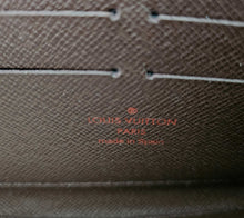 LOUIS VUITTON DAMIER EBENE ZIPPY WALLET