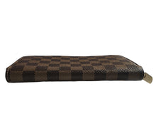 LOUIS VUITTON DAMIER EBENE ZIPPY WALLET