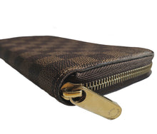 LOUIS VUITTON DAMIER EBENE ZIPPY WALLET