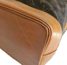 LOUIS VUITTON BROWN MONOGRAM NOE DRAWSTRING BUCKET BAG