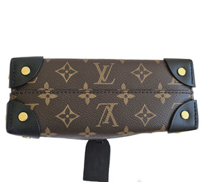 LOUIS VUITTON MONOGRAM PETITE MALLE SOUPLE BLACK BAG