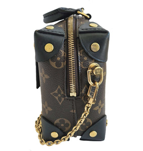LOUIS VUITTON MONOGRAM PETITE MALLE SOUPLE BLACK BAG