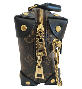 LOUIS VUITTON MONOGRAM PETITE MALLE SOUPLE BLACK BAG