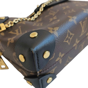LOUIS VUITTON MONOGRAM PETITE MALLE SOUPLE BLACK BAG