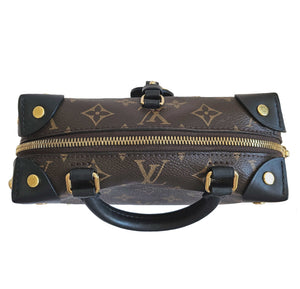 LOUIS VUITTON MONOGRAM PETITE MALLE SOUPLE BLACK BAG
