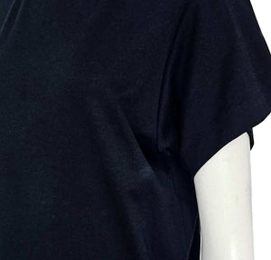 LOUIS VUITTON NAVY FLOWER MOTIF TEE (M)