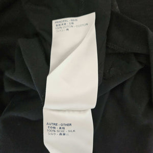 LOUIS VUITTON NAVY FLOWER MOTIF TEE (M)