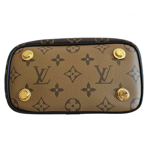 LOUIS VUITTON BROWN REVERSE MONOGRAM VANITY PM BAG