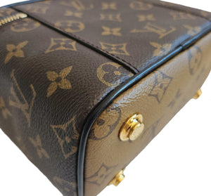 LOUIS VUITTON BROWN REVERSE MONOGRAM VANITY PM BAG