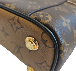 LOUIS VUITTON BROWN REVERSE MONOGRAM VANITY PM BAG