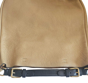 MARNI BEIGE LEATHER SHOULDER BAG