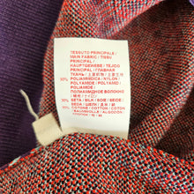 MARNI PURPLE/BLUE COTTON SILK CARDIGAN (46)