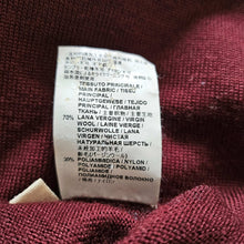 MARNI BURGUNDY/BLACK KNIT BOMBER JACKET (40)