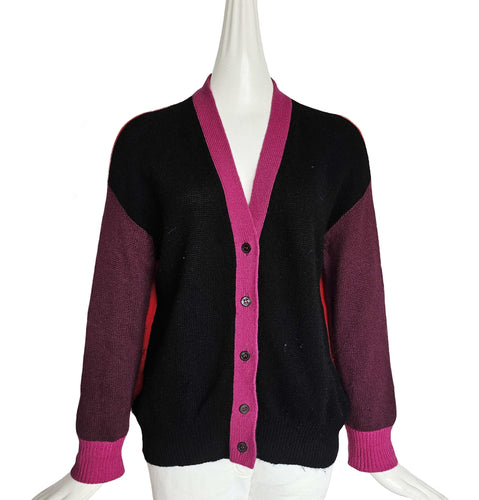 MARNI COLORBLOCK CASHMERE CARDIGAN (38)