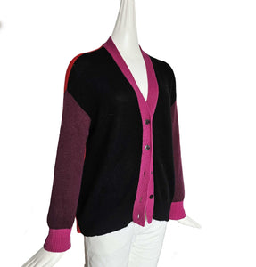 MARNI COLORBLOCK CASHMERE CARDIGAN (38)