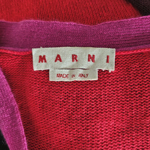 MARNI COLORBLOCK CASHMERE CARDIGAN (38)