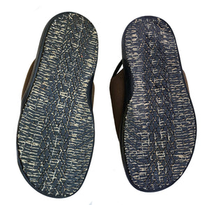 MARNI BLACK/BROWN FABRIC FUSSBETT SANDALS (37.5)