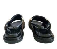 MARNI BLACK/BROWN FABRIC FUSSBETT SANDALS (37.5)