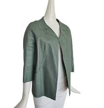 MARNI GREEN LAMB SKIN JACKET (38)