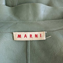 MARNI GREEN LAMB SKIN JACKET (38)